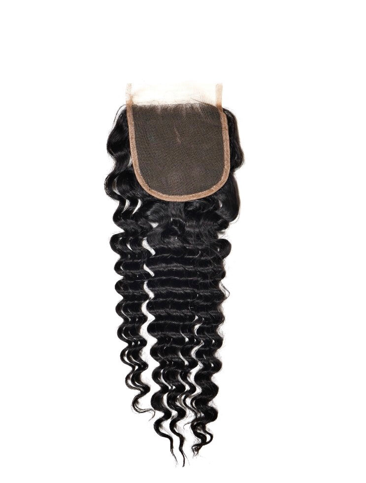 Baddie Brazilian Deep Wave Lace Closures